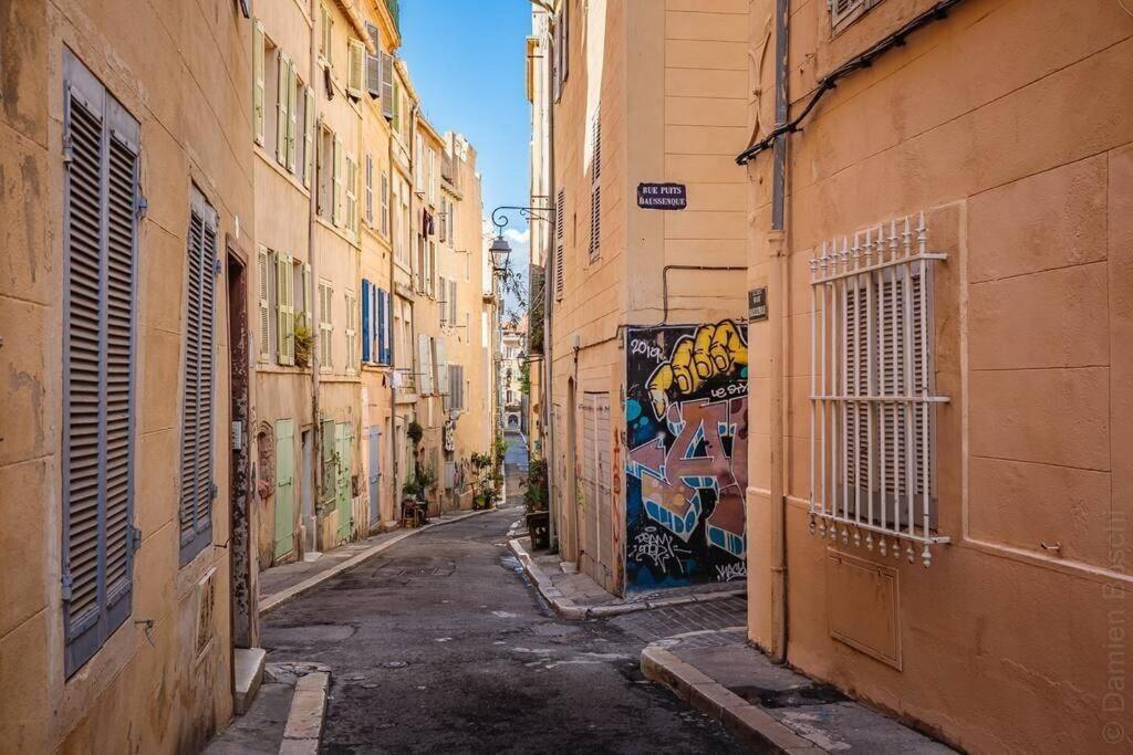 Appartement 5*, Climatisé, avec Terrasse au quartier Le Panier Marsiglia Esterno foto